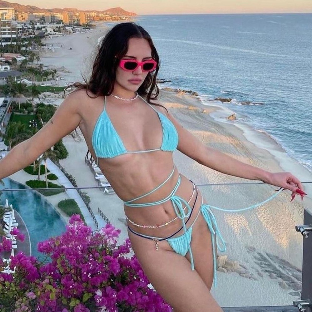 Inamorata Frost Crushed Velvet Bikini